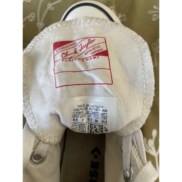 Converse Run Star Hike High Egret Platform Sneaker - Size 8 - Picture 2 of 8